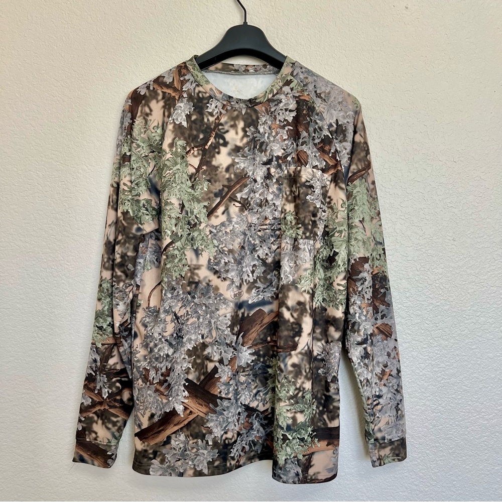 Kings Camouflage Long Sleeve Men’s Shirt Size L